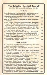 The Calcutta Historical Journal- Vols. XXI & XXII: Rituals in the Jagannath Cult, The Sundarbans in Flok Literature and Prose Fiction (An Old and Rare Book) - Retail Maharaj