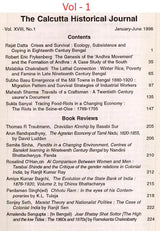 The Calcutta Historical Journal- Vol. XVIII, No. 1-2: Ecology, Subsistence and Coping in Eighteenth Century Bengal, Survey and Calender (Sic) of Marathi (Modi) Documents (1600-1818) from Aitihasika Lekha Sangraha (Set of 2 Volumes: An Old and Rare Book) - Retail Maharaj