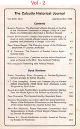 The Calcutta Historical Journal- Vol. XVIII, No. 1-2: Ecology, Subsistence and Coping in Eighteenth Century Bengal, Survey and Calender (Sic) of Marathi (Modi) Documents (1600-1818) from Aitihasika Lekha Sangraha (Set of 2 Volumes: An Old and Rare Book) - Retail Maharaj