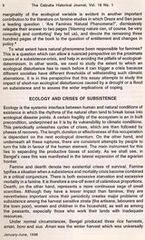 The Calcutta Historical Journal- Vol. XVIII, No. 1-2: Ecology, Subsistence and Coping in Eighteenth Century Bengal, Survey and Calender (Sic) of Marathi (Modi) Documents (1600-1818) from Aitihasika Lekha Sangraha (Set of 2 Volumes: An Old and Rare Book) - Retail Maharaj