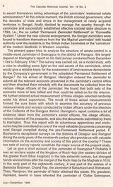 The Calcutta Historical Journal- Vol. XVIII, No. 1-2: Ecology, Subsistence and Coping in Eighteenth Century Bengal, Survey and Calender (Sic) of Marathi (Modi) Documents (1600-1818) from Aitihasika Lekha Sangraha (Set of 2 Volumes: An Old and Rare Book) - Retail Maharaj