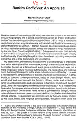 The Calcutta Historical Journal- Vol. XXVII, No. 1: The Slogan of the First Sepoy Mutiny at Barrackpore 1824, Vol. XXVII, No. 2: Articulating Middle Class Identity in Colonial Bengal (Set of 2 Volumes) - Retail Maharaj