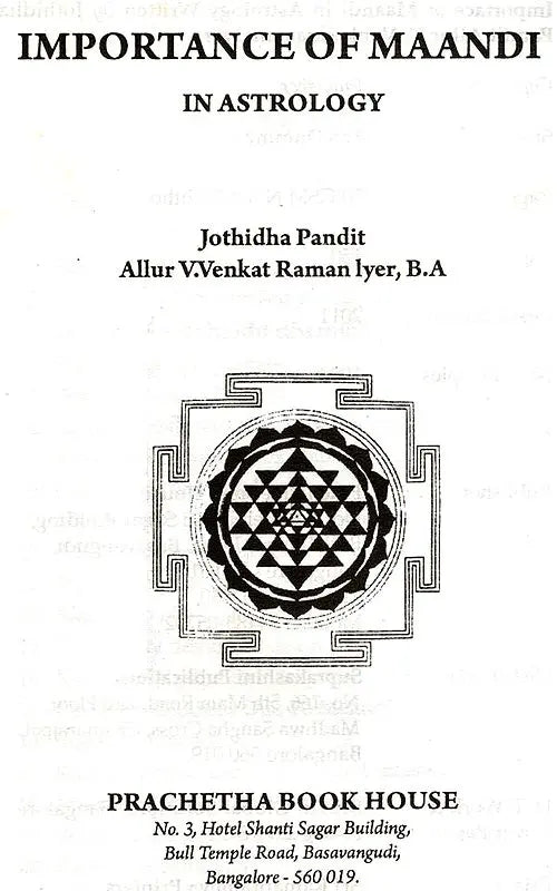Importance of Maandi in Astrology