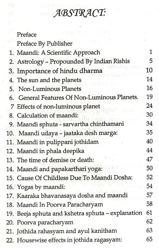 Importance of Maandi in Astrology