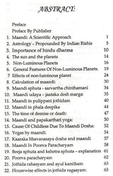 Importance of Maandi in Astrology