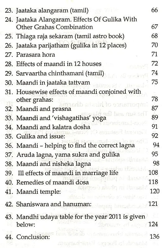 Importance of Maandi in Astrology