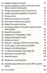 Importance of Maandi in Astrology