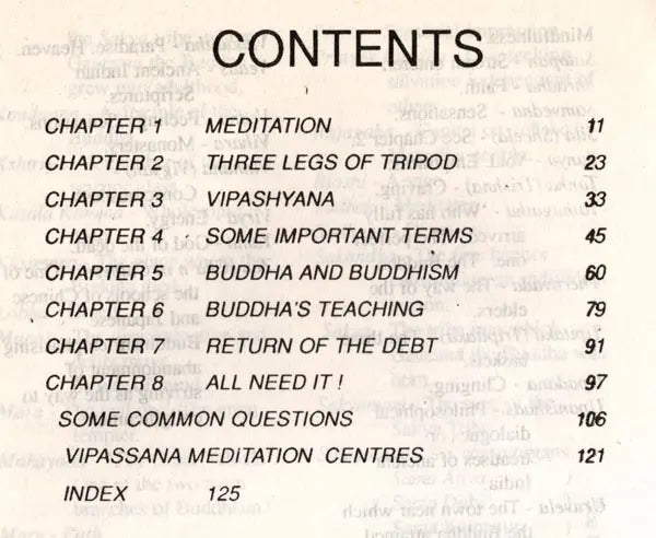 Vipassana Meditation for Inner Strength, Spiritual Heights and Overcoming Stress