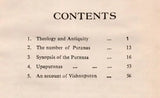 Puranas: An Account of Their Contents & Nature (An Old and Rare Book)