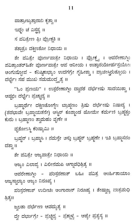 Kuschanda Homa Vidhi- Yajurveda with Agnimukh (Kannada) - Retail Maharaj