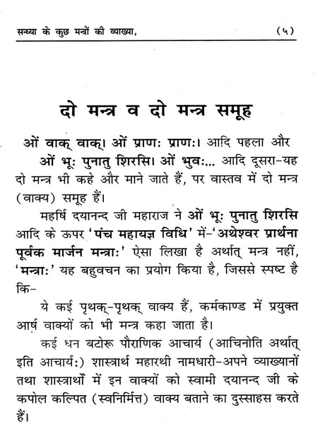 सन्ध्या के दो मंत्रों की व्याख्या: Sandhya Ke Kuch Mantron Ki Vyakheya - Retail Maharaj