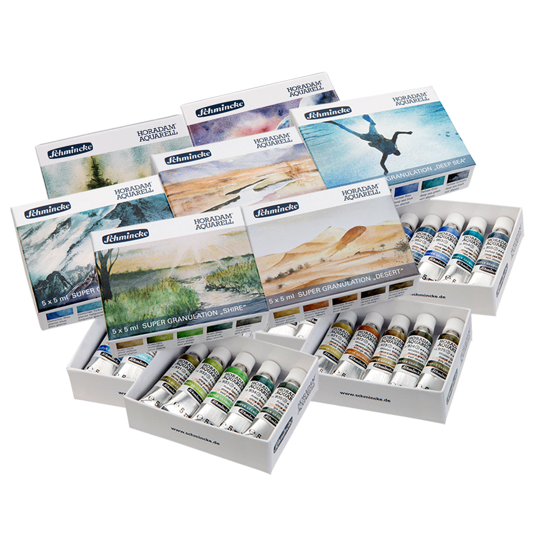 Schmincke Horadam Supergranulating Watercolour Limited Edition 5ml Set