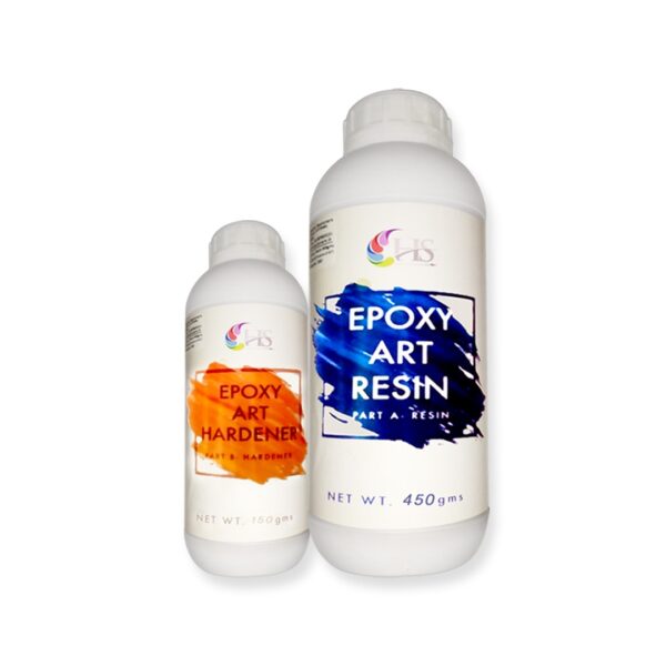 HS Epoxy Art Resin and Hardener Clear Gloss Coating System - Retail Maharaj