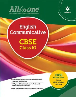 All in One English Communicative CBSE Class 10 (2024) - Retail Maharaj
