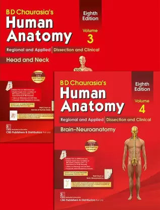 BD Chaurasia's Human Anatomy, Volumes 3 & 4 - Retail Maharaj