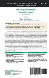 DNA REPAIR PROTOCOLS: Mammalian Systems: 314 (Methods in Molecular Biology) - Retail Maharaj