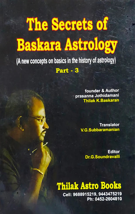 The Secrets Of Baskara Astrology (Part-3) [English] By Prasanna Jothidamani K Baskaran - Retail Maharaj