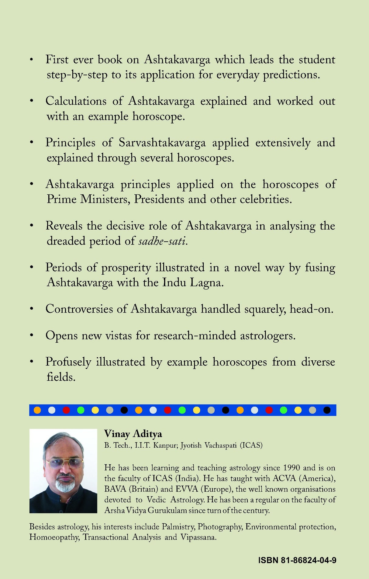 Dots of Destiny: Applications of Ashtakvarga: Vedic Astrology Series - Retail Maharaj