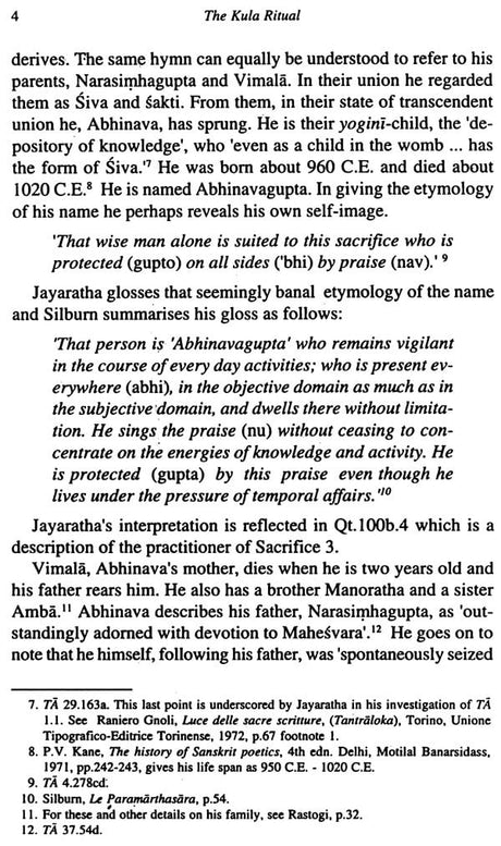 The Kula Ritual by Abhinavagupta: As Elaborated in Chapter 29 of the Tantraloka [English] - Retail Maharaj