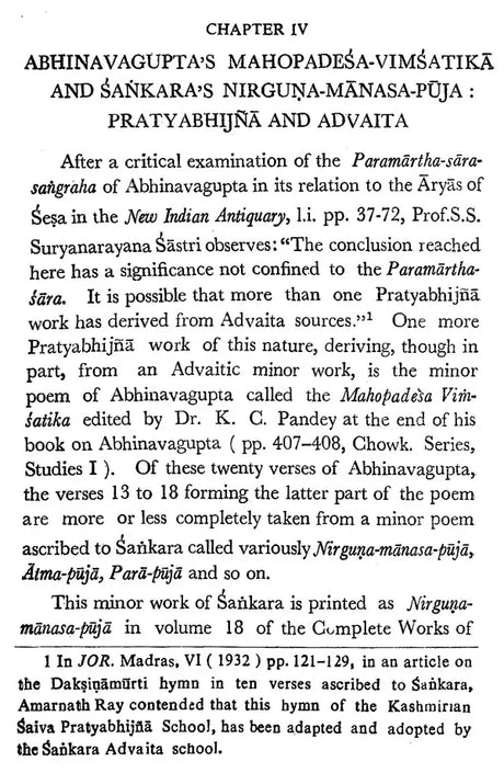 Abhinavagupta and His Works- Photo Copy (An Old Book) - Retail Maharaj