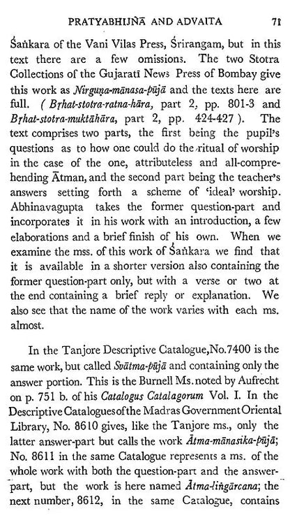 Abhinavagupta and His Works- Photo Copy (An Old Book) - Retail Maharaj