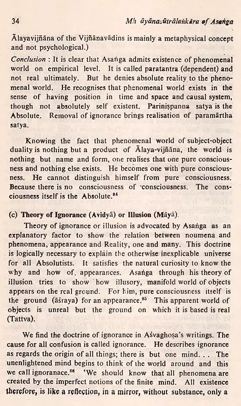 Mahayanasutralankara of Asanga: Study in Vijnanavada Buddhism - Retail Maharaj