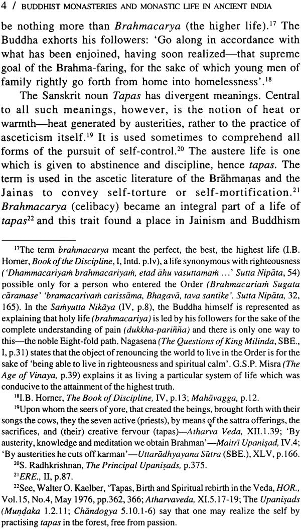 Buddhist Monasteries and Monastic Life in Ancient India (From the Third Century BC to the Seventh Century AD) - Retail Maharaj