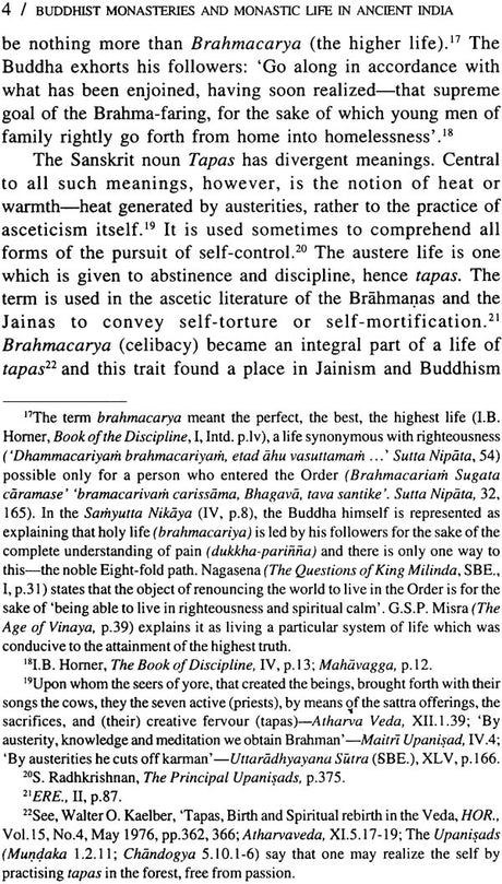Buddhist Monasteries and Monastic Life in Ancient India (From the Third Century BC to the Seventh Century AD) - Retail Maharaj