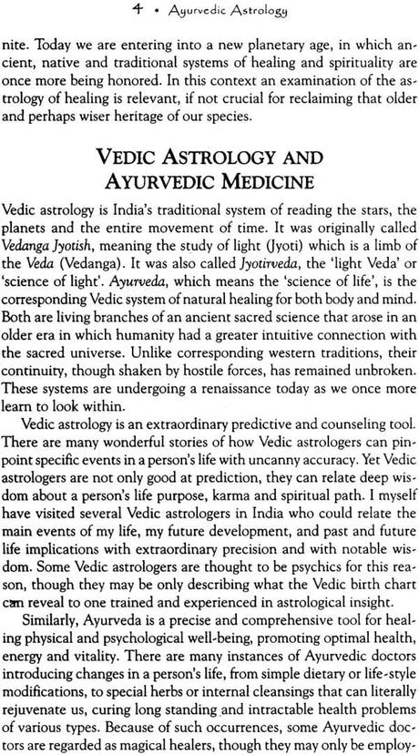 Ayurvedic Astrology - Self Healing Through the Stars [English] By David Frawley - Retail Maharaj
