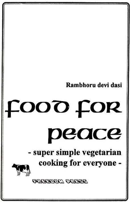 Food For Peace (Super Simple Vegetarian Cooking for Everyone) - Retail Maharaj