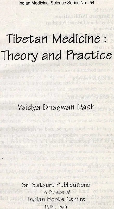 Tibetan Medicine: Theory and Practice - Retail Maharaj