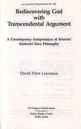 Rediscovering God with Transcendental Argument - Retail Maharaj