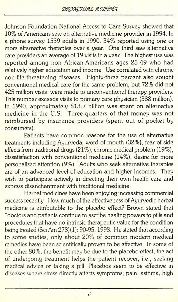 Bronchial Asthma Care in Ayurveda and Holistic Systems (Indian medical science series) - Retail Maharaj