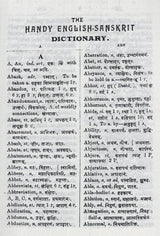 The Concise English-Sanskrit Dictionary - Retail Maharaj