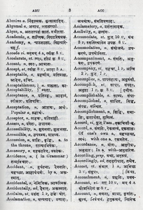 The Concise English-Sanskrit Dictionary - Retail Maharaj