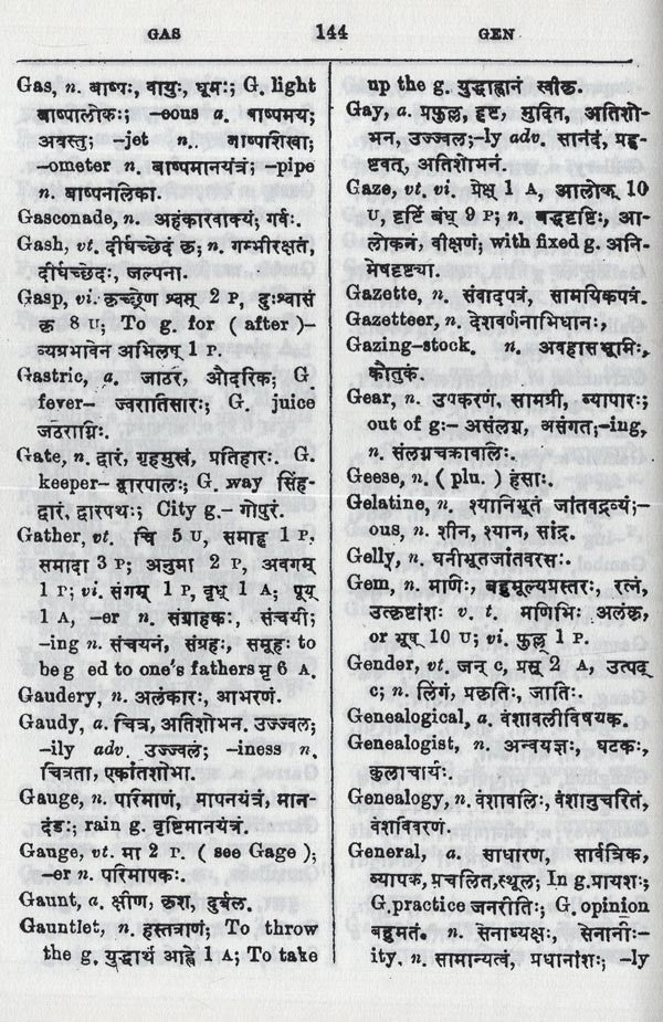 The Concise English-Sanskrit Dictionary - Retail Maharaj