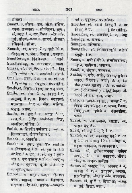 The Concise English-Sanskrit Dictionary - Retail Maharaj