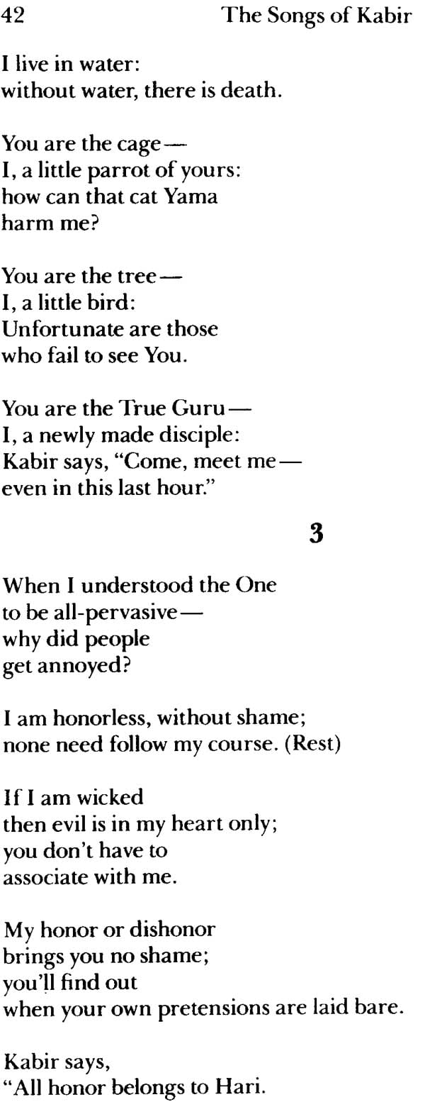 Songs of Kabir From the Adi Granth - Retail Maharaj