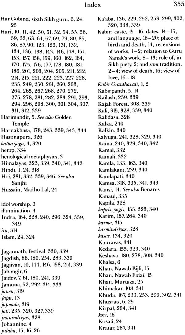 Songs of Kabir From the Adi Granth - Retail Maharaj