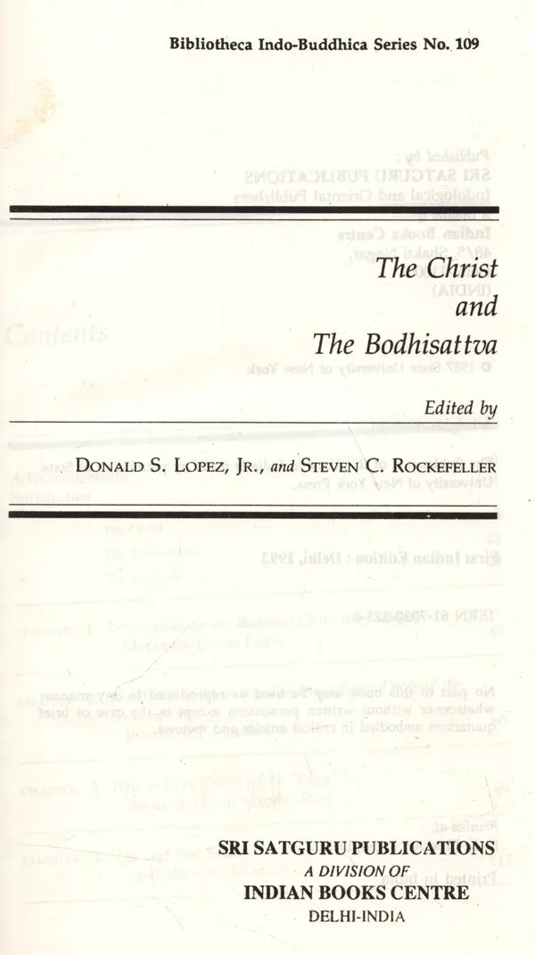 The Christ and the Bodhisattva - Retail Maharaj