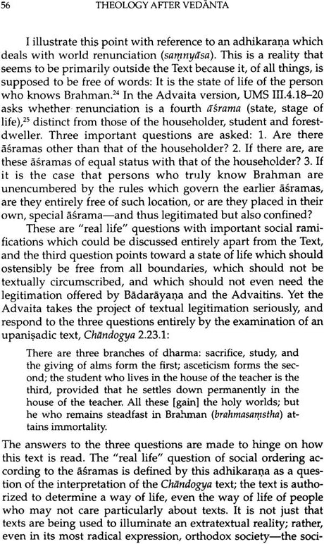 Theology After Vedanta: Experiment in Comparative Theology: No. 2 (Monumenta Indica S.) - Retail Maharaj