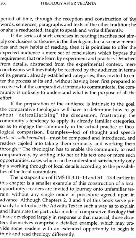 Theology After Vedanta: Experiment in Comparative Theology: No. 2 (Monumenta Indica S.) - Retail Maharaj