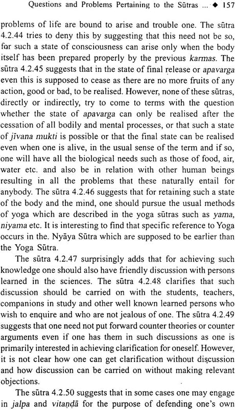 The Nyaya Sutras : A New Commentary On An Old Text - Retail Maharaj