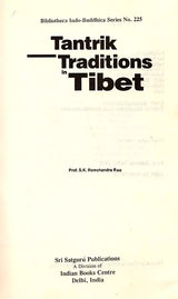 Tantrik traditions in Tibet (Bibliotheca Indo-Buddhica series) - Retail Maharaj