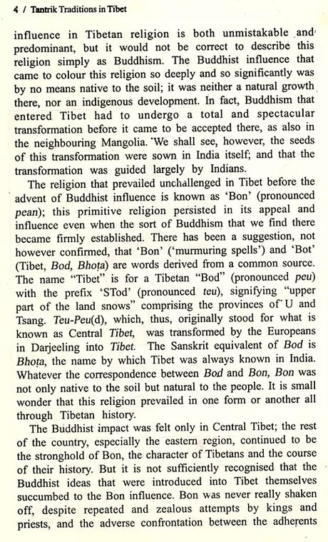 Tantrik traditions in Tibet (Bibliotheca Indo-Buddhica series) - Retail Maharaj