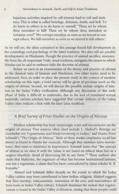 Non-violence to Animals, Earth and Self in Asian Traditions: No. 184 (Sri Garib Dass Oriental S.) - Retail Maharaj