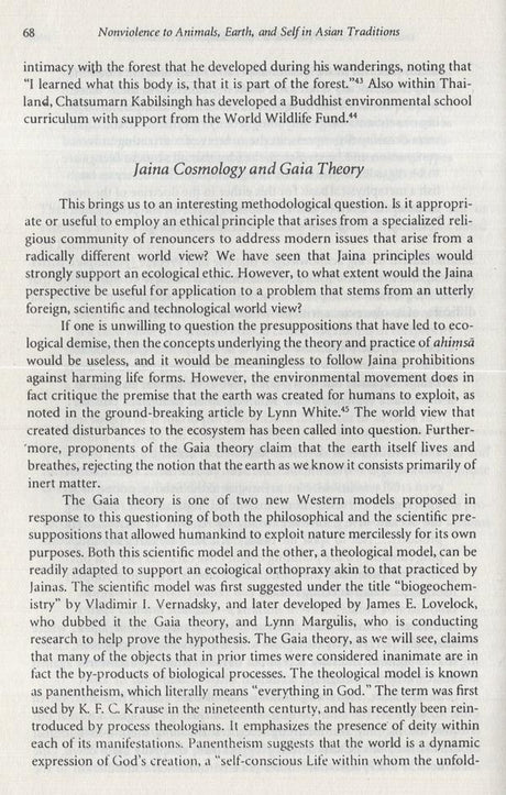 Non-violence to Animals, Earth and Self in Asian Traditions: No. 184 (Sri Garib Dass Oriental S.) - Retail Maharaj
