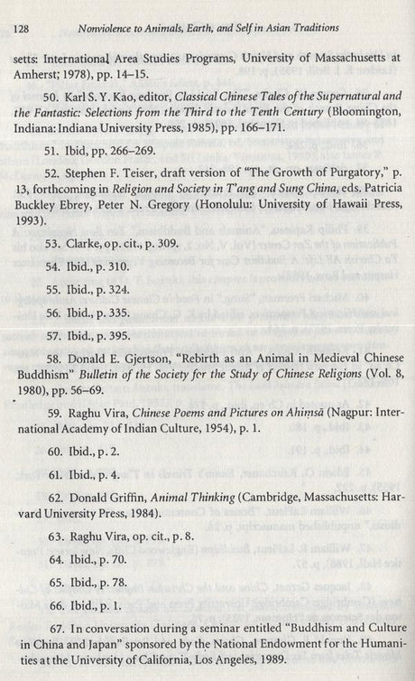 Non-violence to Animals, Earth and Self in Asian Traditions: No. 184 (Sri Garib Dass Oriental S.) - Retail Maharaj