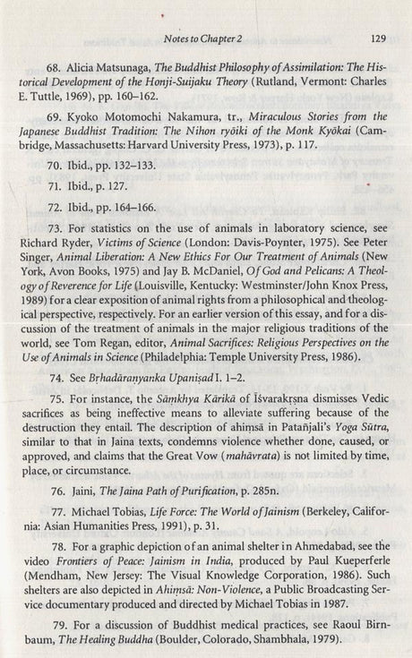 Non-violence to Animals, Earth and Self in Asian Traditions: No. 184 (Sri Garib Dass Oriental S.) - Retail Maharaj