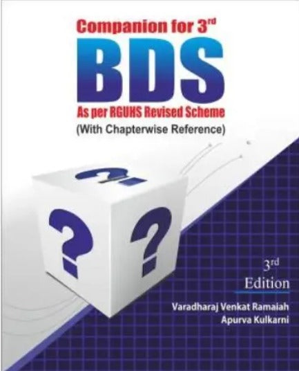 Companion for 3rd BDS as per RGUHS Revised Scheme By Varadharaj Venkat Ramaiah